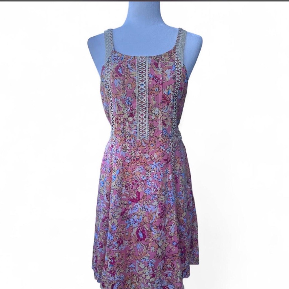 Chelsea & Violet Cottagecore Floral Lace Dress NWT Boho Feminine Size M